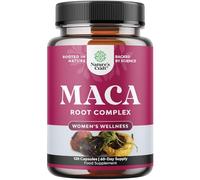 Premium Maca Root for Women Capsules - 1000mg Per Serving to Assist with Improving Energy, Hormone Balance, and Enhanced Vitality - Non-GMO, Vegan, Gluten-Free, and GMP Certified - 120 Capsules