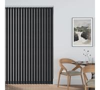 Premium Made to Measure Waterproof Custom Vertical Blinds - Lahore PVC Blackout - Complete Set with Vertical Blind Slats & Rail (Upto 200cm Wide X Upto 250cm Drop)