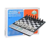 Premium Magnetic Electronic Chess Set - Large Pieces & Board, 2200+ Elo-Based Rating Engine, AI Voice Coach & LCD Display