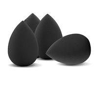 Premium Makeup Sponge Egg, Latex-Free Makeup Puff Beauty Foundation Blend Sponge, Wet and Dry Multifunctional Professional Makeup Tools, Safe to Use on Your Skin, Beauty Blender (Black)