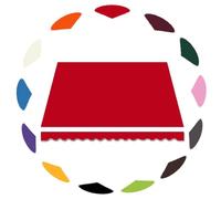 Premium Manual Awning Replacement FabricRetractable Tarpaulin Weather-Resistant Polyester Canvas for Patio Balcony & Market Use (Red 13x10ft)