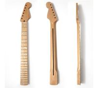 Premium Maple Electric Guitar Neck for Fender Stratocaster, 22 Frets, AAA Canadian Maple, Tree of Life Inlay, 14" Radius, Gloss Finish,Bone Nut, ST Style Electric Guitar Neck