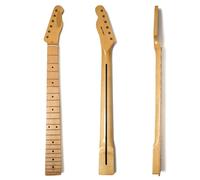 Premium Maple Guitar Neck - Compatible with Fender Telecaster Style Electric Guitars, 22 Medium Jumbo Frets, 14" Radius, Canadian Maple, High Gloss Finish, 10mm Tuner Holes, Direct Fit Replacement