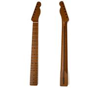 Premium Maple Guitar Neck for Fender Telecaster One-Piece Maple Guitar Neck 21 Medium Jumbo Frets Matte Tiger Stripe Finish, 42mm Nut Width 14-Inch Radius Neck