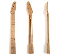 Premium Maple Guitar Neck,for Fender Telecaster Style Guitars 22 Medium Jumbo Frets, C Shape, 14" Radius, with Bone Nut & Adjustable Truss Rod - Replacement/Upgrade Neck Compatible