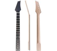 Premium Maple Guitar Neck for Ibanez Electric Guitars, 22 Frets with Rosewood Fingerboard, Gloss Finish, Orange Dot Inlay, Adjustable Truss Rod, 42mm Nut, 10mm Peg Holes, Right-Hand Neck