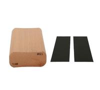 Premium Maple Guitar Sanding Radius Block Luthier Tool for Fretboard Leveling - Smooth 7.25 and 9.5 Inch Fingerboard Fret Leveling with Wood Grain (14&15 inch)