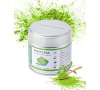 Premium Matcha Powder, Ceremonial-Grade, Smooth Silky Taste, Early Spring Harvest, No Additives, Vegan-Friendly, Natural Flavour, Perfect for Lattes, Smoothies Desserts, 30g