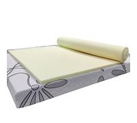 Premium Memory Foam Mattress Topper, 3 Inches Thick, UK Double 54" x 75" - Ultimate Sleep Enhancement, Superior Comfort, Support, High-Density Foam, Durable, Orthopaedic Benefits (No Cover Option)