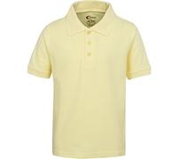 Premium Men's Adult Polo Shirts - Short Sleeves Stain Guard Polo Shirts for Men - Yellow - XXL