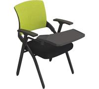 Premium Mesh Task Chair for Training Institutions, Adjustable Armchair with Large Writing Board, Ergonomic Design, 57cm x 50cm x 85cm