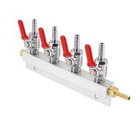 Premium Metal CO2 Distributor with 1 / 4Inch Interfaces Beverage Dispenser Accessory for Home Brewing and Pub Use Beer Carbonation Tool