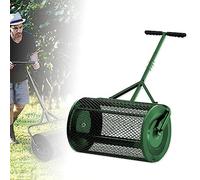 Premium Metal Compost Spreader Turf Moss Spreader Heavy Duty 40x60 cm Rust Proof Garden Fertilizer Spreader for Efficient Lawn & Plant Seeding