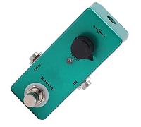 Premium Metal Electric Guitar Boost Pedal, True Bypass Compact Stompbox with Knob Control, Lightweight Pure Effect for Musicians
