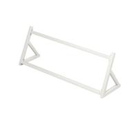Premium Metal Floor Tile Display Stand, Durable Desktop Rack for Ceramic Samples, Strong Load-Bearing Building Material Shelf, Stylish White Display Solution