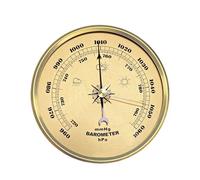Premium Metal Ressure Gauges Weather Stations Humidity Thermometers For Measuring Pressure Vintage Home Office Decors 4Size Home Weather Stations Barometer