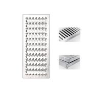 Premium Metal Trench Drain CoversNonSlip Drainage System for Garage Patio Garden Poolside & Workshop8 Pieces 35cm Wide (13.8 in) Durable Concrete Floor Solution