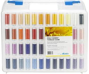 Premium Mettler Poly Sheen 96 Sewing & Embroidery 200m Spools Thread Box Set Kit