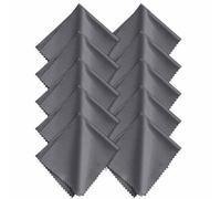 Premium Microfiber Cleaning Cloths, Lens Cleaning Cloth for Camera Lenses, Eyeglasses, Screens, Cameras, Tablets -Washable，10 Pack，6 x 7 inches (15 x 18 cm)