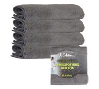 Premium Microfibre Cleaning Cloth -- Multifunctional Heavyweight (400gsm) Reusable - XL (40x40cm) and Jumbo (50x70cm) Size - Lint Streak Free Washable Duster for Professional and Home, Office & Garage