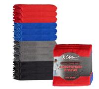 Premium Microfibre Cleaning Cloth -- Multifunctional Heavyweight (400gsm) Reusable - XL (40x40cm) and Jumbo (50x70cm) Size - Lint Streak Free Washable Duster for Professional and Home, Office & Garage
