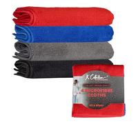 Premium Microfibre Cleaning Cloth -- Multifunctional Heavyweight (400gsm) Reusable - XL (40x40cm) and Jumbo (50x70cm) Size - Lint Streak Free Washable Duster for Professional and Home, Office & Garage