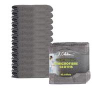 Premium Microfibre Cleaning Cloth -- Multifunctional Heavyweight (400gsm) Reusable - XL (40x40cm) and Jumbo (50x70cm) Size - Lint Streak Free Washable Duster for Professional and Home, Office & Garage