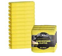 Premium Microfibre Cleaning Cloth -- Multifunctional Heavyweight (400gsm) Reusable - XL (40x40cm) and Jumbo (50x70cm) Size - Lint Streak Free Washable Duster for Professional and Home, Office & Garage