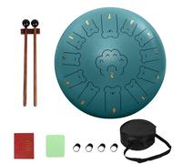 Premium Mild Steel Handpan 13 Notes Create Code Adjusting Percussion Instrument for Reflection Present Giving All Skill Levels Metal Tongue Drum