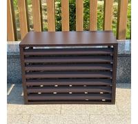Premium Mini Split AC Cover - Weatherproof Protection for Outdoor Units Universal Fit for Mini Split Condensers 3 Pcs All-Season Use Brown Color