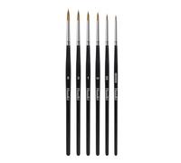 Premium Miniature Paint Brushes,6 Pcs Fine Detail Paintbrush for Watercolour Acrylic Gouache,Model Paint Brushes for Citadel,Game Work,Detail Model,Model Painting,Warhammer 40k