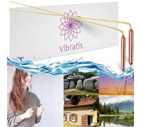 Premium Model Dowsing Rod Brass and Copper 34.5 x 11.5 cm