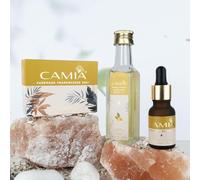 Premium Moroccan Argan Oil, 100 ML + Frankincense Essential Oil, 15 ML + Frankincense Soap | Natural Skincare Set for Moisturizing, Anti-Aging & Glowing Skin | Youthful Radiance Kit