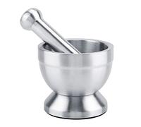 Premium Mortar and Pestle Set - Versatile Garlic & Herb Grinder with Lid - Manual Seasoning Mill for Pesto Spices Coffee Beans & Pills - Essential Kitchen Tool