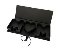 Premium Mother ' s Day Floral Arrangement in Decorative Letter Shape Gift Boxes with Long Time Freshness Individualized Letter Window Boxes