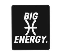 Premium Mouse Pad, Big Pisces Energy Mouse Mat Portable Desk Mats 25X30cm for Work Laptop Studying