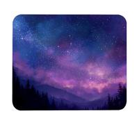Premium Mouse Pad Dreamy Starry Sky Night Purple Blue Mouse Mat Keyboard Pad 25x30cm for Game,Laptop,Gamer