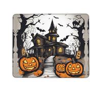 Premium Mouse Pad, Happy Halloween Vector Print Mouse Mat Rubber Desk Mats 25X30cm for Typing Studying Computer