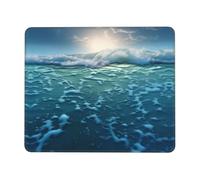 Premium Mouse Pad, Ocean Office Mousepad Rubber Keyboard Pad 25X30cm for PC Gamer Studying