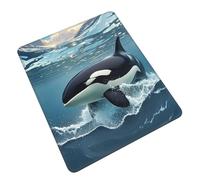 Premium Mouse Pad, Orca Killer Whale, Durable Mouse Mat, Desk Mats, 25X30cm, Computer, PC, Work
