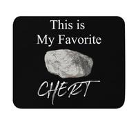 Premium Mouse Pad, This is My Favorite Chert Hilarious Collector Pun Sayings Mouse Mat Stitched Edges Desk Pad 25X30cm for Office Work Studying