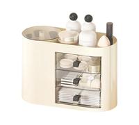 Premium Multi Layered Vanity Arrangement Cabinet - Versatile Beauty Hardware, Large Capacity Container, Unique Mechanical Raising Cosmetic Tool Stand | Durable Sl esktop Countertop Bathroom Jewelr