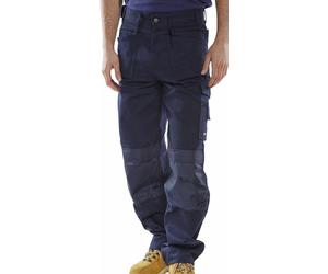 Premium Multi Pocket Work Trousers With Kneepad Pockets- Beeswift Cpmpt