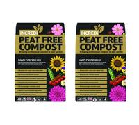 Premium Multi-Purpose Peat-Free Compost with Incredibloom: 40L x 1 Bag with 120g Incredibloom