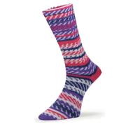 Premium Multicolour, Wool and Nylon Self-Patterning Superwash 4 Ply Sock Yarn 100g - Super Sock 24 Frosted Berries