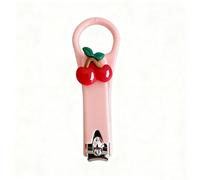 Premium Nail Clippers, Cute Nail Care Kit Sturdy Nail Trimmer Fingernail Clippers for Girls Gift Kids,Cherry
