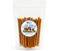 Premium Natural Dog Sticks 20 Pack - 100% Meat (20 Pack, Duck)