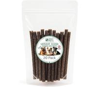 Premium Natural Dog Sticks 20 Pack - 100% Meat (20 Pack, Venison)