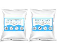 Premium Natural Dog Treat (200g, Beef Strips) (Pack of 2)