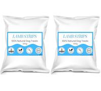 Premium Natural Dog Treat (200g, Lamb Strips) (Pack of 2)